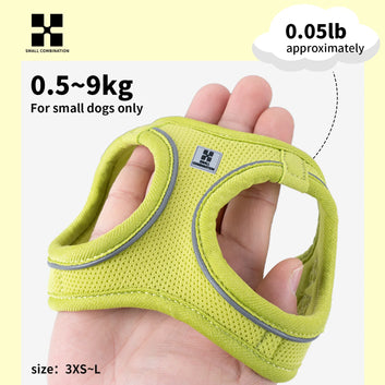 Dog Harness Leash Set for Small Medium Dog Adjustable Reflective Puppy Cat Harness pet Vest Chihuahua Dachshund Outdoor Walking