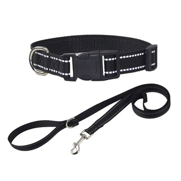 Reflective Dog Pet Towing Rope Guard Rope Collar set Pet Walking Training Leash Small And Medium Cats Dogs Harness Collar Strap